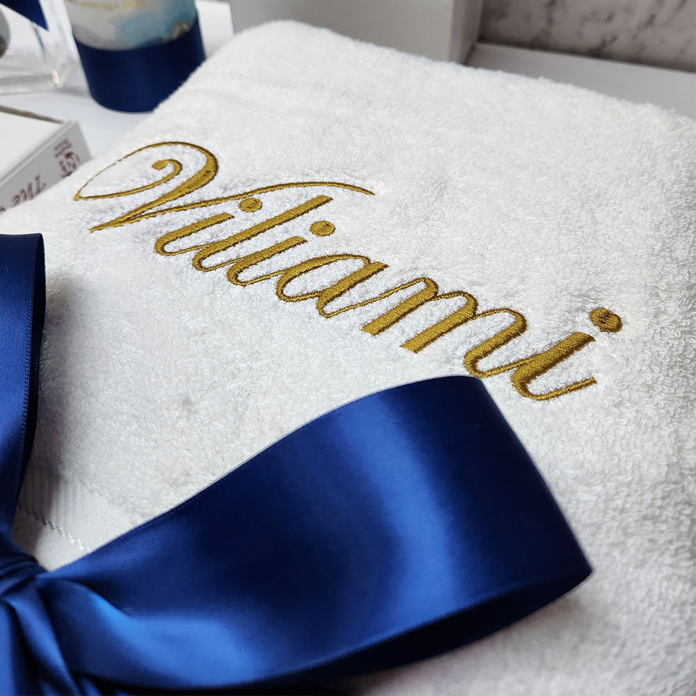 Personalised Embroidered Towel Sets