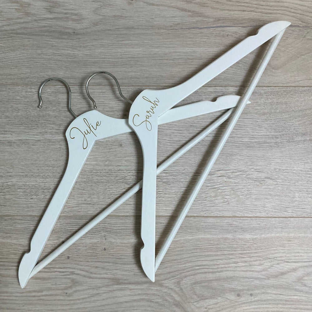 Personalised Adults Wooden Coat Hanger