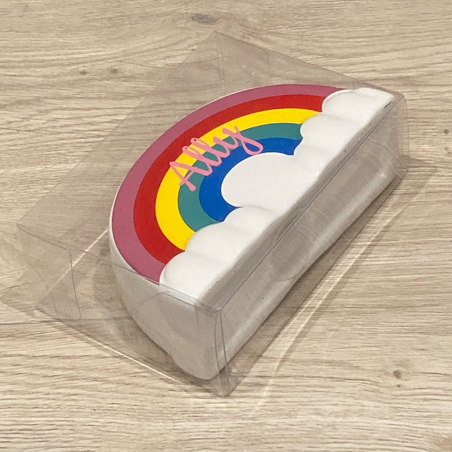 Personalised Ceramic Rainbow Money Box