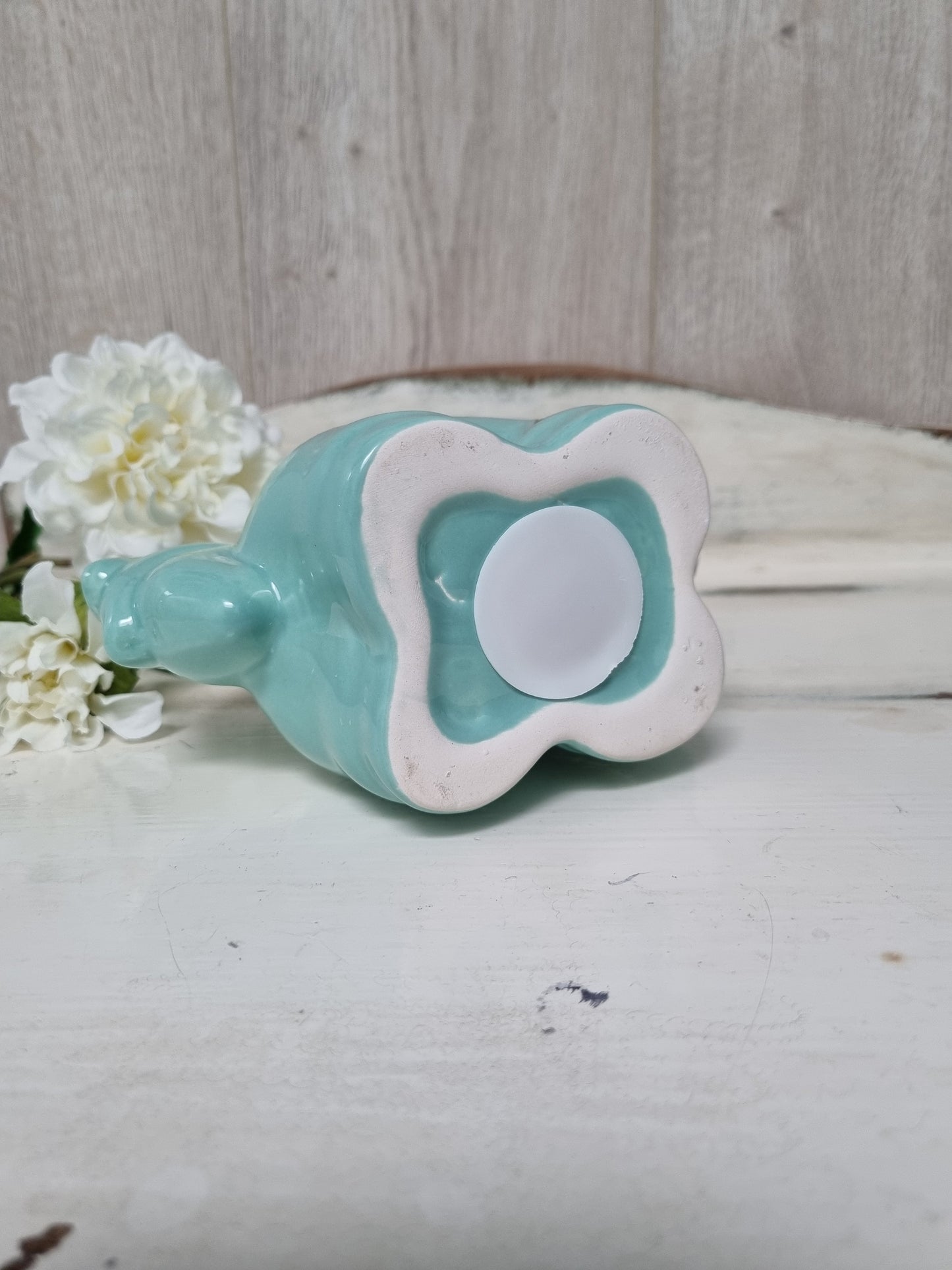 Personalised Aqua Ceramic Unicorn Money Box